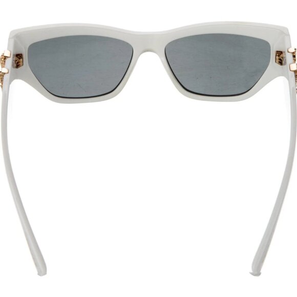 White Versace Cat-Eye Tinted Sunglasses with case - Picture 3 of 11